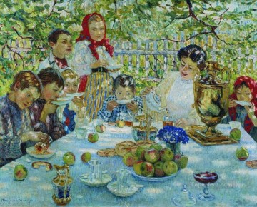 先生の誕生日 1 ニコライ・ボグダノフ・ベルスキー Oil Paintings